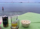 Vitlökspopcorn och en bärs.